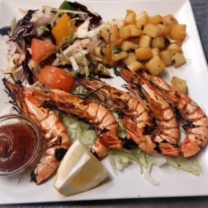 Gambas Jumbo grillées, 5 pièces